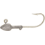 H&amp;H Lure Company Double Eye SW Jighead 1/4 oz, 2/0 Hook, Unpainted, 10/Pack, D1410-08