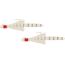 H&amp;H Lure Company H&amp;H Speck Tails Rig, 1/8oz, White/White, I18ST-02