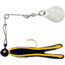 H&amp;H Lure Company Pro Cajun Spin, Black/Yellow Stripe, Nickel Blade, 1/16oz, CS-17N