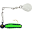 H&amp;H Lure Company Pro Cajun Spin, Green/Black Stripe, Nickel Blade, 1/32oz, CGS-20N