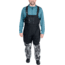 Habit Anglers Bluff Rain Bib, Habit Gray Waves/Black, Medium, RS10033-O-8-6-M-4G5