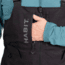 Habit Anglers Bluff Rain Bib, Habit Gray Waves/Black, Medium, RS10033-O-8-6-M-4G5
