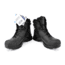 HAIX Black Eagle Safety 55 Mid, Side-Zip, Womens Boots, Black, 7.5 Medium, 620013M-7.5