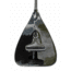 Hala Butterknife Double Bladed SUP Paddle-Carbon Fiber/Asphalt