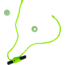 Hawken Outdoors Aero-Float Micro Bobber Stop Neon Green w/Slotted Tube Beads 10ct, AFBSGR-10