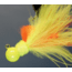 Hawken Outdoors Aerojig Marabou Jig 1/8 oz, Number 1 Hook, Chartreuse &amp; Orange, AJM18125