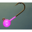 Hawken Outdoors Aerojig Plain Jighead, 1/8 oz, 1/0 Hook, Cerise 3/Pack, Custom Gamakatsu Hook, AJP18004