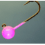 Hawken Outdoors Aerojig Plain Jighead, 1/8 oz, 1/0 Hook, Glow Cerise, 3/Pack, Custom Gamakatsu Hook, AJP18013