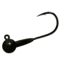 Hawken Outdoors Aerojig Twitching Jighead, 1/2 oz, Black Sparkle 3/Pack, 4/0 Gamakatsu, ATP12005