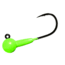 Hawken Outdoors Aerojig Twitching Jighead, 1/2 oz, Chartreuse Sparkle 3/Pack, 4/0 Gamakatsu, ATP12002