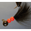 Hawken Outdoors Beau Mac Marabou Jig, 1/4 oz, 1/0 Hook, Black, SMJ14009