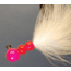 Hawken Outdoors Beau Mac Marabou Jig, 1/4 oz, 1/0 Hook, White &amp; Pink, SMJ14003