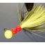 Hawken Outdoors Beau Mac Marabou Jig, 1/8 oz, Number 1 Hook, Chartreuse &amp; Black, SMJ18017