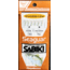 Hayabusa Hage-Aurora Sabiki Rig Fluorocarbon, Size 4, 6 Pack, S-650E-4