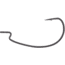 Hayabusa Wide Gap Offset Hook, Fluorine NRB Coat, Size 1/0, 8/Pack, EC956L1-1/0