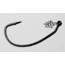 Hayabusa Wide Gap Screw Lock Hook, Fluorine NRB Coat, Size 4/0, 4/Pack, EC958L1-4/0