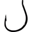 Hayabusa WRM201 Medium Wire Wacky Hook, Black Nickel, Size 3/0, 6/Pack, EC99371-3/0