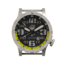 Hazard 4 Heavy Water Diver BlackTie B Yellow GMT Unisex Analog Watch, 50mm, Silver, Nylon, HWD-TI-G-Y-KW-GGYG