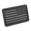 Hazard 4 Right Arm USA Flag Patch, Black, PAT-USA-R-BLK