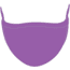 Headsweats Reversible Elite Face Mask, Purple, 3616 9500sPurp