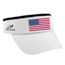 Headsweats Supervisor, White with USA Flag, White, HEA-13344