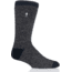 Heat Holders Dominic Twist Heel &amp; Toe Crew Sock - Mens, Black/Grey, US 7-12, MHHTWSBG