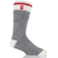 Heat Holders Jeffrey Cream Block Twist Crew Sock - Mens, Charcoal, US 7-12, HHM01034