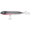 Heddon Feather Super Spook Jr Topwater Walking Bait, 3.5in, 1/2 oz, Black Shiner, X9236F02