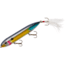 Heddon Super Spook Topwater Walking Bait, 5in, 7/8oz, Feathered Treble, Wounded Shad, X9256FHBS