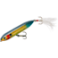 Heddon Super Spook Jr. Topwater Walking Bait, 3-1/2in, 1/2 oz, Feathered Treble, Wounded Shad, X9236FHBS