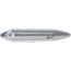 Heddon Super Spook Topwater Bait, Floating, 7/8oz, 5in, Nickel Plate, X925611