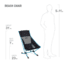 Helinox Beach Camping Chair, Black, 12651R2