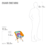 Helinox Chair One Mini, Tie Dye, 12639