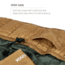 Helinox Chair One Reversible Seat Warmer, Coyote Tan / Forest, 12500