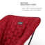 Helinox Chair One Reversible Seat Warmer, Scarlet/Iron, 12457
