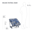 Helinox Incline Festival Chair, Blue Bandana Quilt, 10518