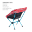 Helinox Reversible Seat Warmer One/Zero/Swivel, Blue &amp; Red Bandana, 12490