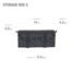 Helinox Storage Box, Black, Small, 13411