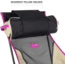 Helinox Sunset Camping Chair, Black/Khaki/Purple, 11187