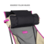 Helinox Sunset Camping Chair, Black/Khaki/Purple, 11187