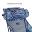 Helinox Sunset Camping Chair, Blue Bandana Quilt, 11189