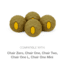 Helinox Vibram Ball Feet Set, Coyote Tan, 45mm, 12790