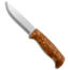 Helle Helle Knives Gaupe Fixed Blade Knife 4.25" Plain #310, Wood, Stainless Steel, adult, BHQ-21881