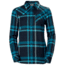 Helly Hansen Classic Check Ls Shirt - Womens, North Sea Blue Plaid, Large, 62930603-L
