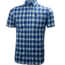 Helly Hansen Domar Short Sleeve Shirt - Men's-Sodalite Blue Outdoor Plaid-Small