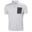 Helly Hansen Oksval Ss Polo - Mens, Grey Fog Melange, Medium, 62896853-M