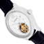 Heritor Automatic Hayward Semi-Skeleton Watch - Mens, White/Black, One Size, HERHR9401
