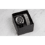 Heritor Automatic Matador Box Set with Interchangable Bands and Date Display, Black/Silver, One Size, HERHR9301