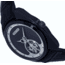 Heritor Automatic Roman Semi-Skeleton Leather-Band Watch, Black, One Size, HERHS2205
