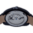 Heritor Automatic Roman Semi-Skeleton Leather-Band Watch, Black, One Size, HERHS2205